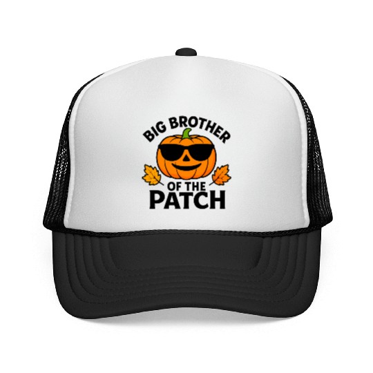 Big Brother Pumpkin Patch Halloween Trucker Caps