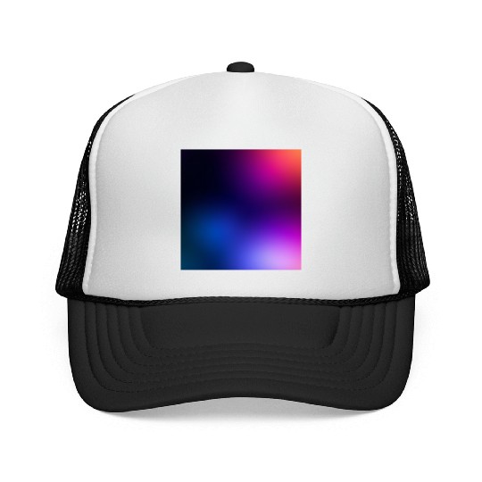 Vibrant Gradient Spectrum Design Trucker Caps