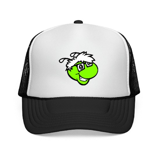 Nerd Caterpillar Intelligent Geek Worm Glasses Fun Trucker Caps