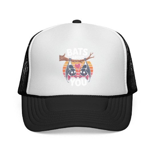 Bats About You Funny Bat Halloween Trucker Caps – Nayan