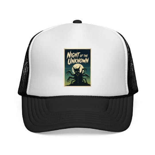 Night of the Unknown Creature Trucker Caps