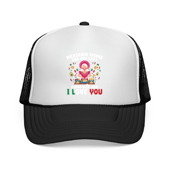 Mexican Moms Abuelita Grandma Food Gift Trucker Caps
