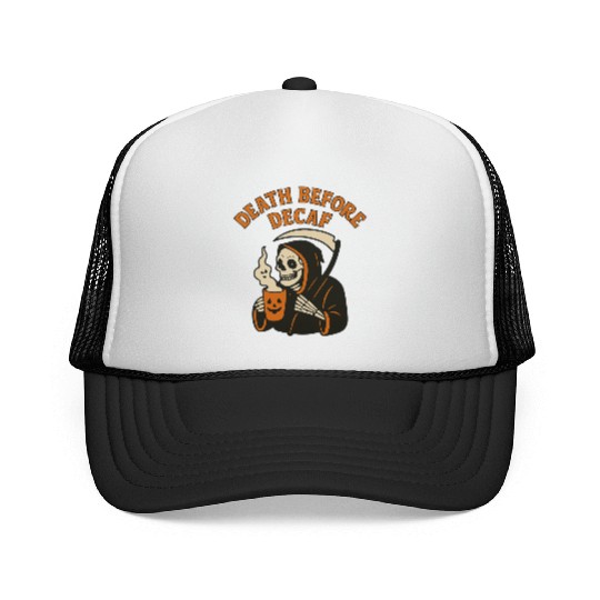 Funeral Halloween Tribute Trucker Caps