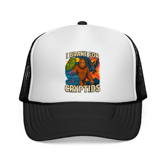 Cryptid Mythical Creature Trucker Caps Design