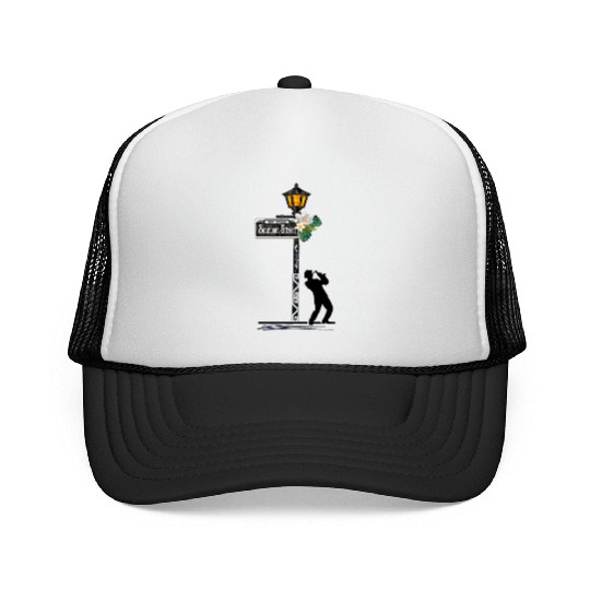 Bourbon Street Saxophonist 2 Trucker Caps