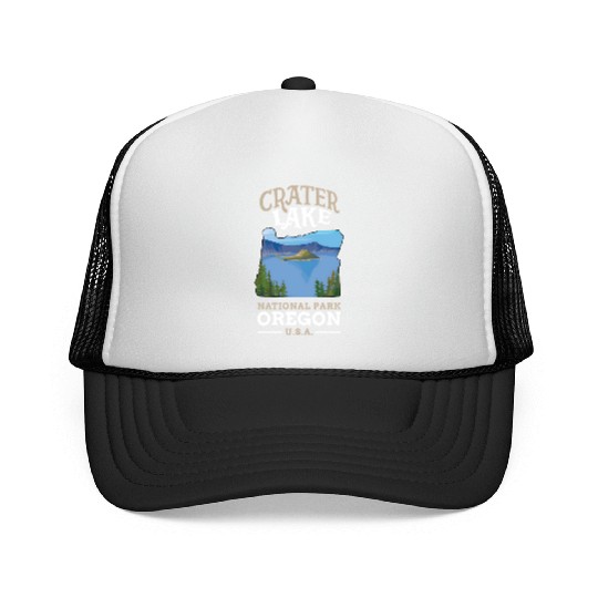 Crater Lake National Park US Oregon Trucker Caps