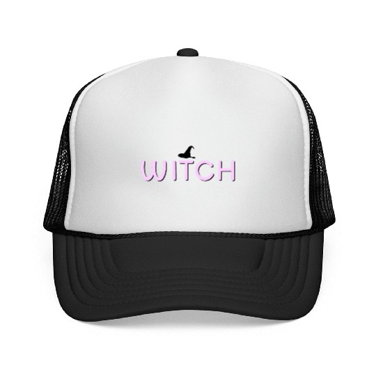 Enchanted Witchcraft Script Design Trucker Caps