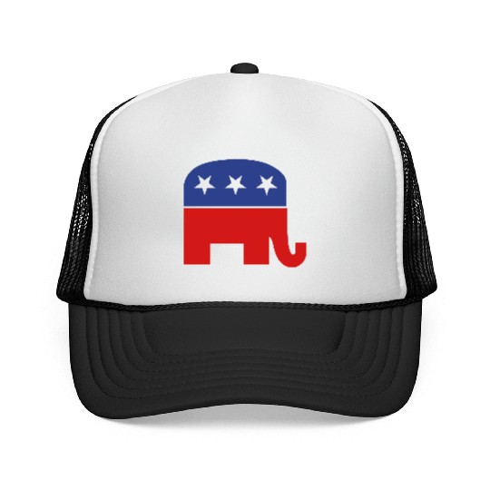 Republican elephant Trucker Caps