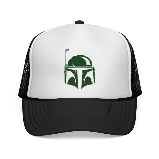 Boba Fett Helmet Worn Trucker Caps