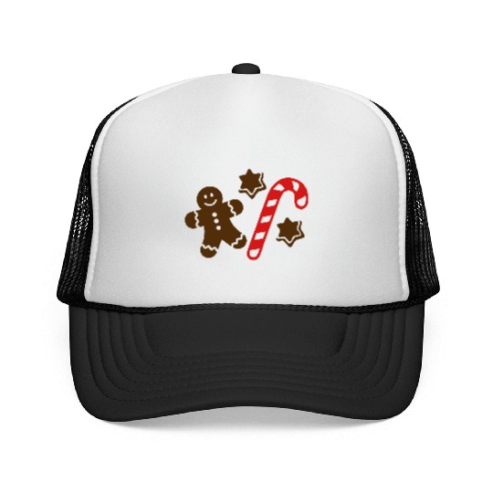 Lebkuchen Gingerbread man Trucker Caps