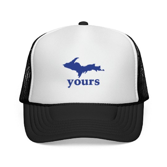 Up Your Vector Funny Upper Peninsula Trucker Caps