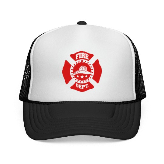 Fire Brigade logo symbol design Trucker Caps