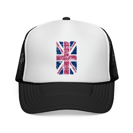 Union Jack - London - Vintage Look Trucker Caps