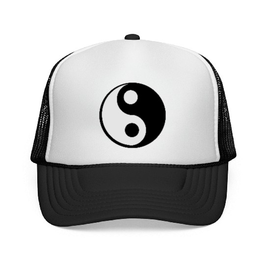 jing jang (Ying Yang) Trucker Caps