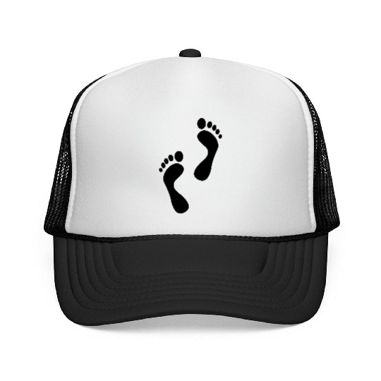 Footprints Walking Trucker Caps