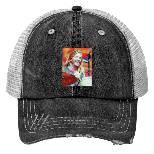 Discover art Taylor-Hawkin perform Trucker Hats