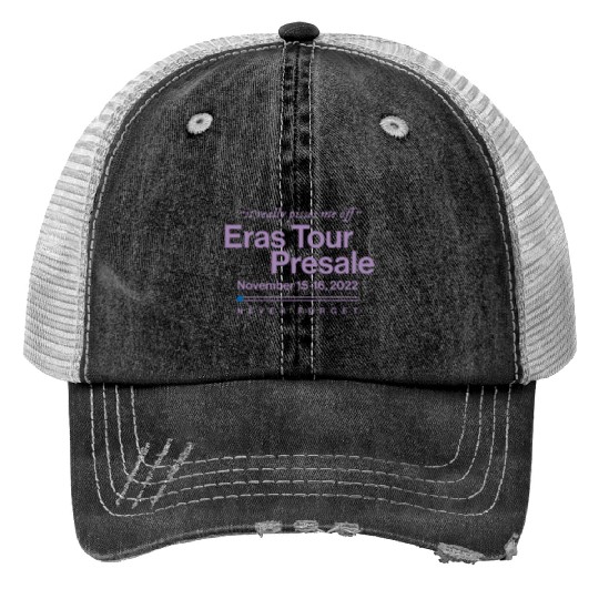 Discover Prévente Eras Tour - Ça me fait vraiment chier essentiel Trucker Hats