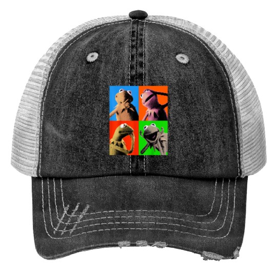 disneys The Muppets K the frog Pop Art Trucker Hats