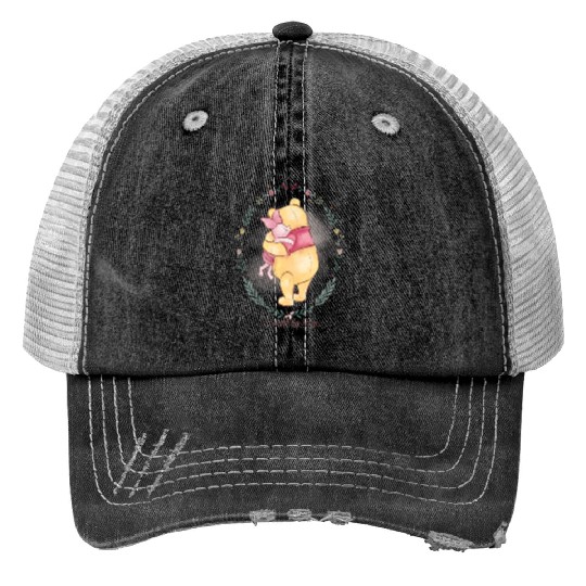 disneys Pooh Bear Piglet Friendship Hugs Trucker Hats