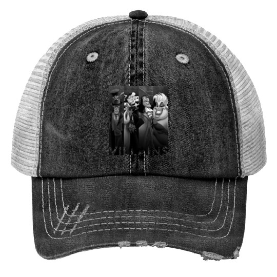 disneys Villains Ursula Cruella Captain Hook Dr Facilier Trucker Hats