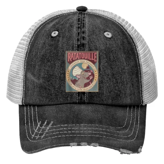 disneys And Pixars Ratatouille Chef Remy Lets Cook Together Trucker Hats