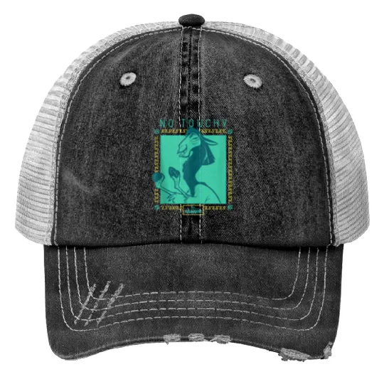 disneys The Emperor's New Groove Llama No Touchy Trucker Hats