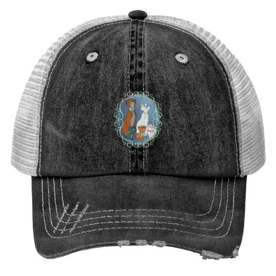 Disney Aristocats Scroll Trucker Hats