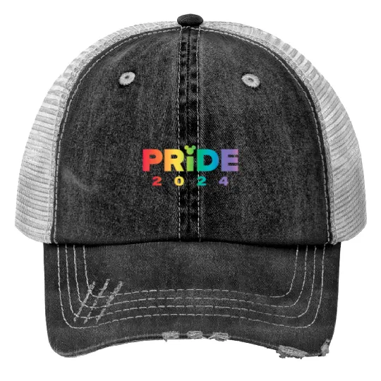 Disney Pride Collection Rainbow Mickey Mouse Icon Pride 2024 gifts  Trucker Hats