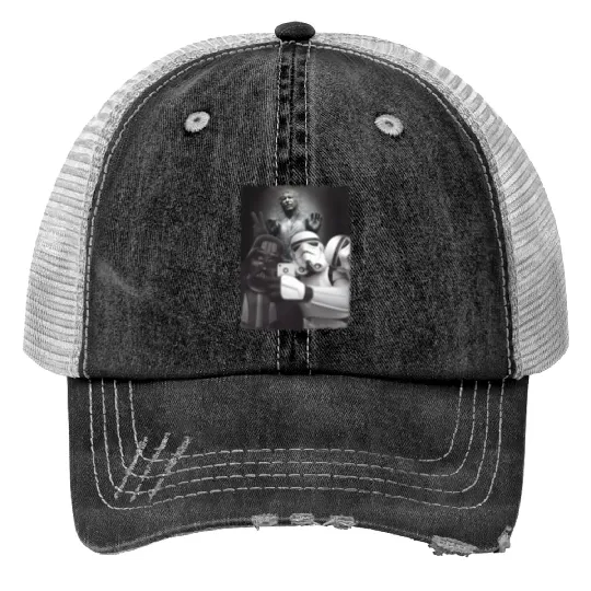 Darth Vader Stormtrooper Han Solo Selfie 2023 Trucker Hats Disney Trip 2023 Trucker Hats