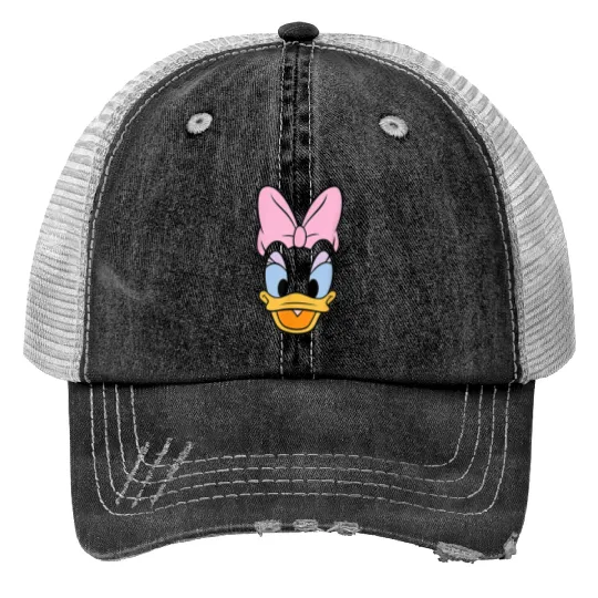 Disney Daisy Duck Big Face Trucker Hats, Daisy Duck Big Portrait Trucker Hats