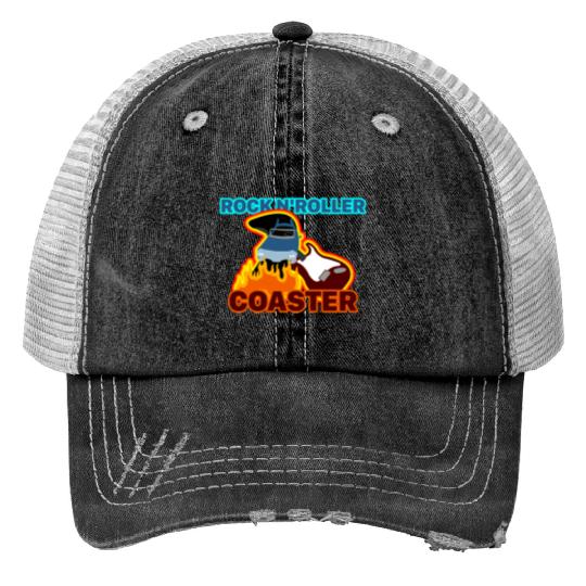 Rock 'n' Roller Coaster (with text) - Disneyland - Trucker Hats