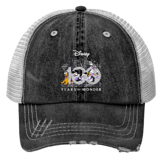 Disney 100th Anniversary, 100 Years Of Wonder Trucker Hats, Magic Kingdom, Disney World Trucker Hats