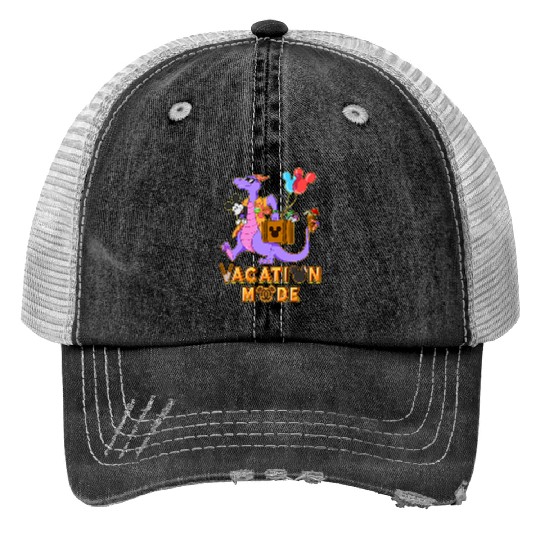 Disney Funny Figment & Mickey Mouse Trucker Hats, Disneyland Trucker Hats