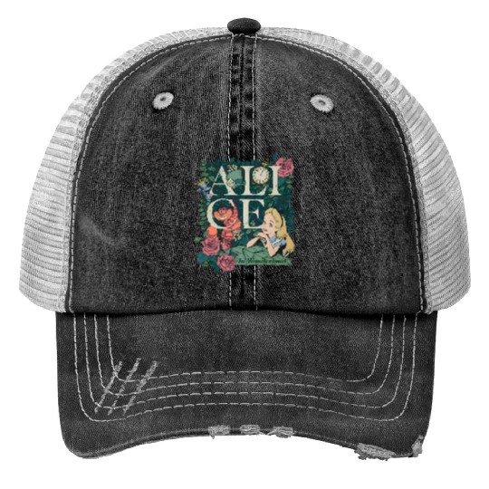 Disney Alice in Wonderland Alice Trucker Hats, Disney Trucker Hats