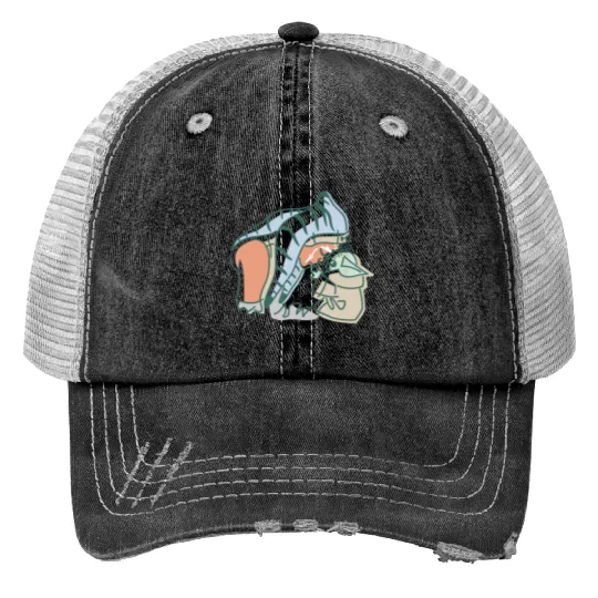 Grogu and Ahsoka Tano Trucker Hats, Disney Star Wars Trucker Hats