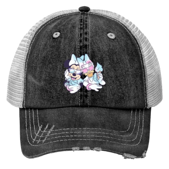 Minnie and Daisy Trucker Hats, Disney 100 Years Of Wonder Trucker Hats
