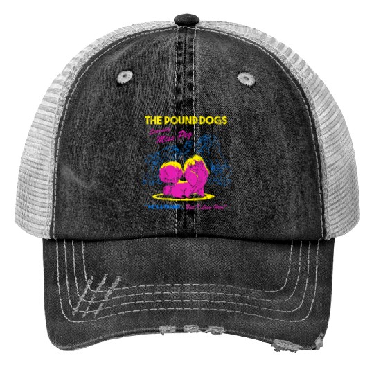 Disneyss The Lady And The Tramp Miss Peg Neon Portrait Trucker Hats
