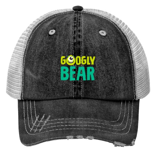 Disney and Pixars Monsters Inc. Mike Wazowski Googly Bear Trucker Hats