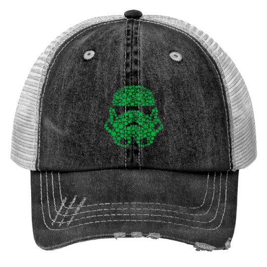 Star Warss Stormtrooper Clovers St. Patricks Day Disney Trucker Hats