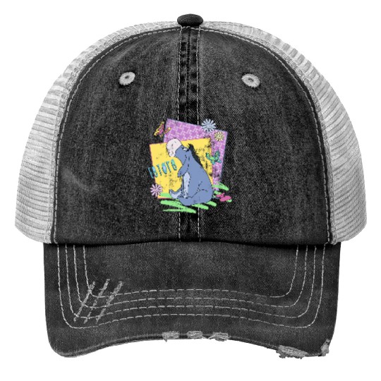 Disney Winnie The Pooh Eeyore Retro Butterflies Trucker Hats