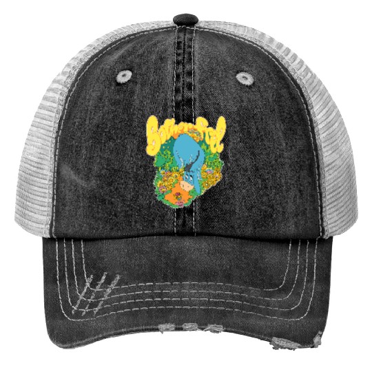 Disney Winnie the Pooh Eeyore Bother Free Sixties Retro Trucker Hats