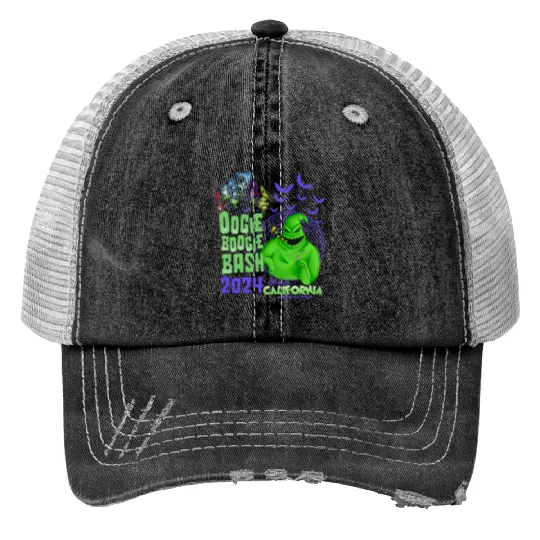 Disney California Adventure Oogie Boogie Bash 2024 Trucker Hats, Nightmare Before Christmas