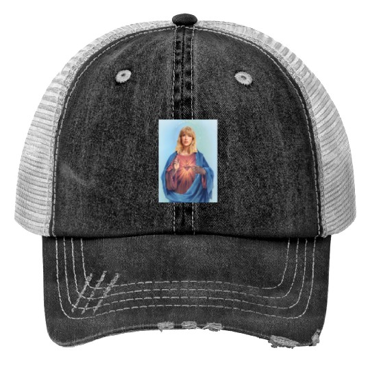 Discover taylor version saint holy card jesus eras tour Trucker Hats