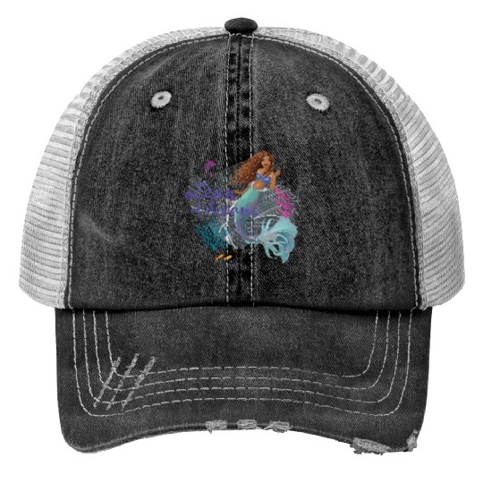 Discover Disney The Little Mermaid Ocean Of Dreams Ariel Portrait Trucker Hats