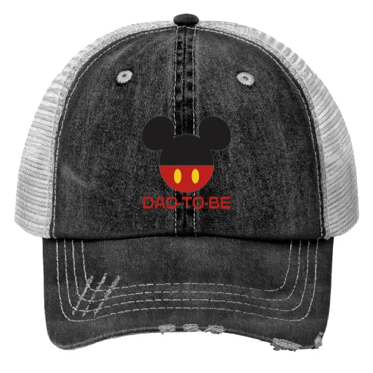 Disney Mickey Mouse Icon Shorts DadtoBe Fathers Day Trucker Hats