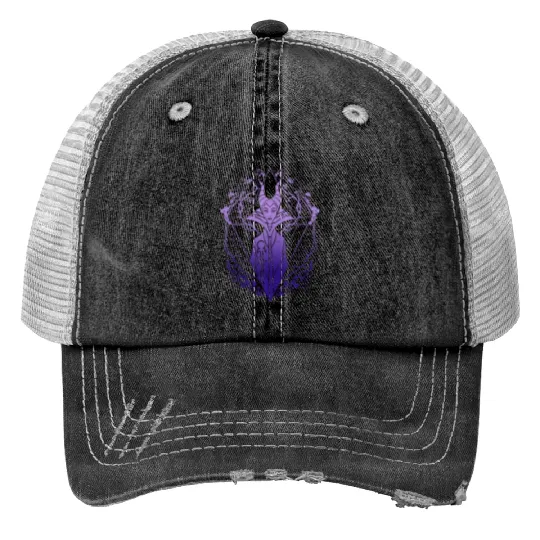 Disney Sleeping Beauty Maleficent Geometric Portrait Tank Top Trucker Hats