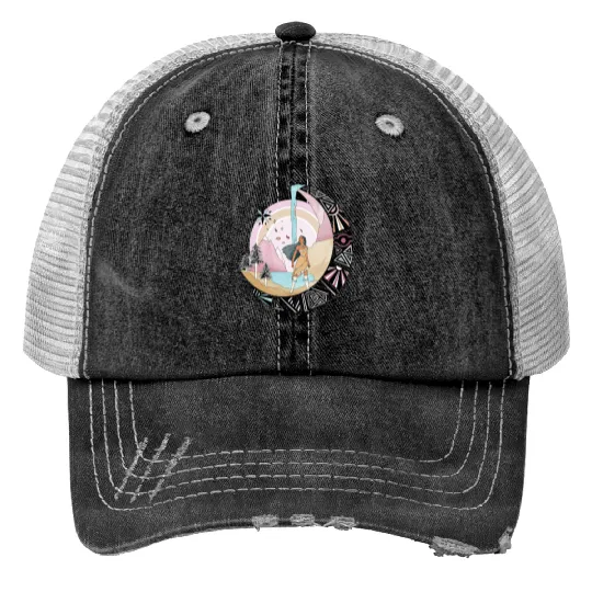 Disney Pocahontas Let The Wind Guide You Trucker Hats