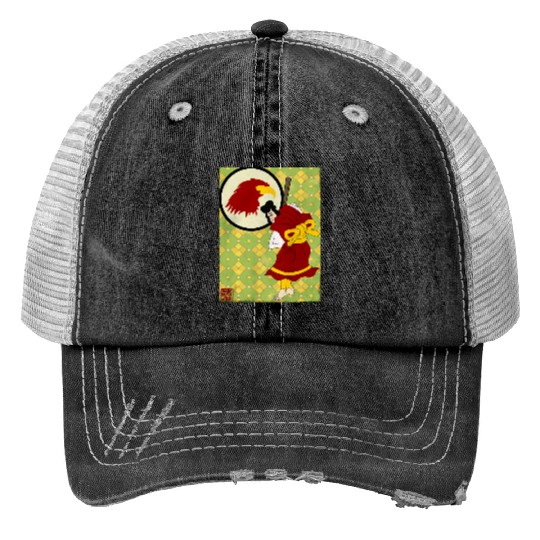 Word and Honor Sticker2: Disney Mulan Anime Mushu, Mulan and Mushu Trucker Hats