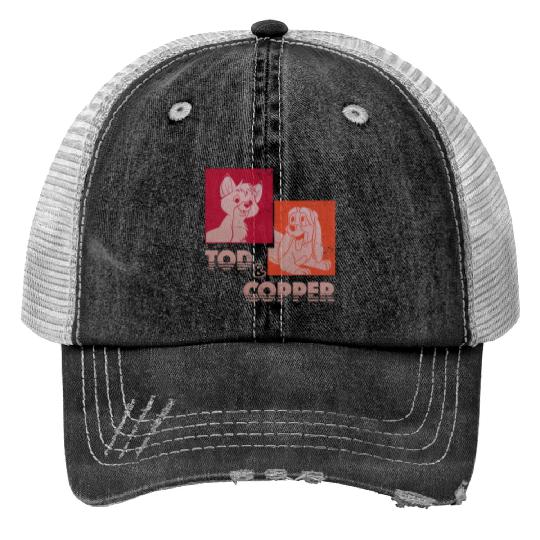 Disney The Fox and The Houndss Tod Copper Retro Trucker Hats