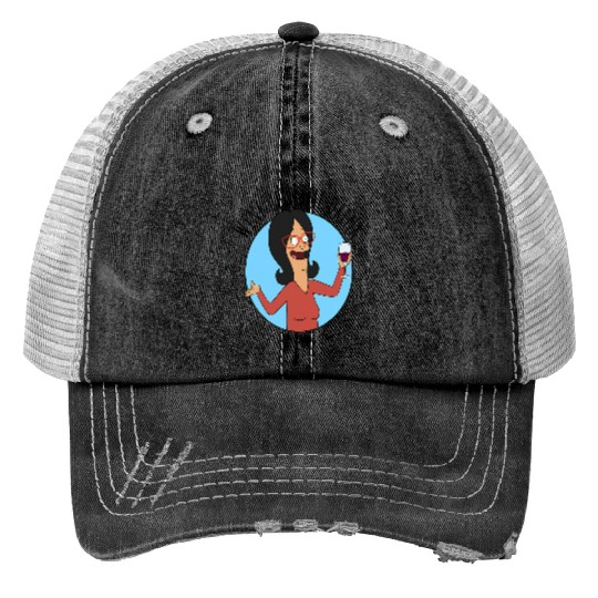 Bobs Burgers Linda winess Helps Me Drink Trucker Hats